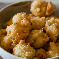 shrimp and corn fritters