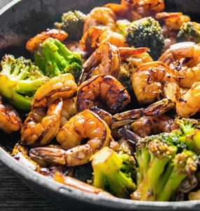 Wild American Shrimp - Honey Garlic Shrimp and Broccoli by Homemade Hooplah