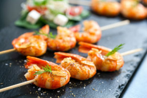 Wild American Shrimp Recipes - Grilled Wild Caught Gulf Shrimp in chimichurri marinade