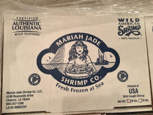 Mariah Jade Shrimp Co. Packaging