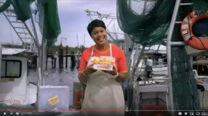 Popeye's imported shrimp