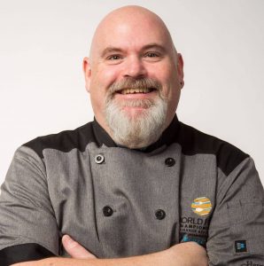 A photograph of Chef Stuart Reb Donald.