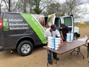 Nick Wallace prepares and delivers meals for families in need