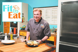 Chef Rob Stinson on his show "Fit to Eat."