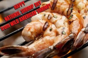 A photo of shrimp for National Shrimp Day.