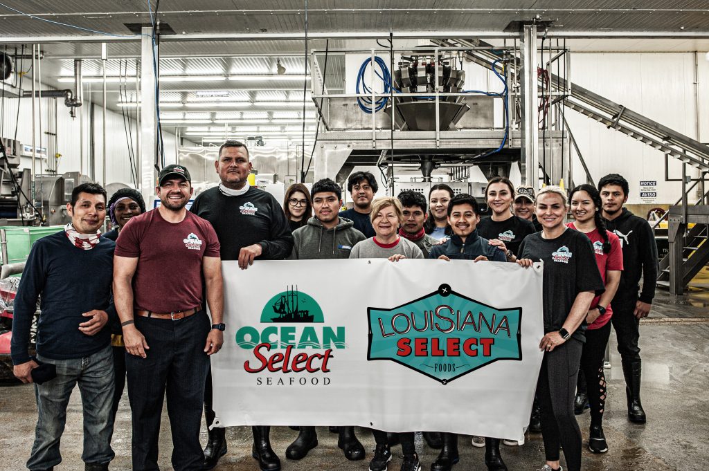 The team of Ocean Select Seafood.